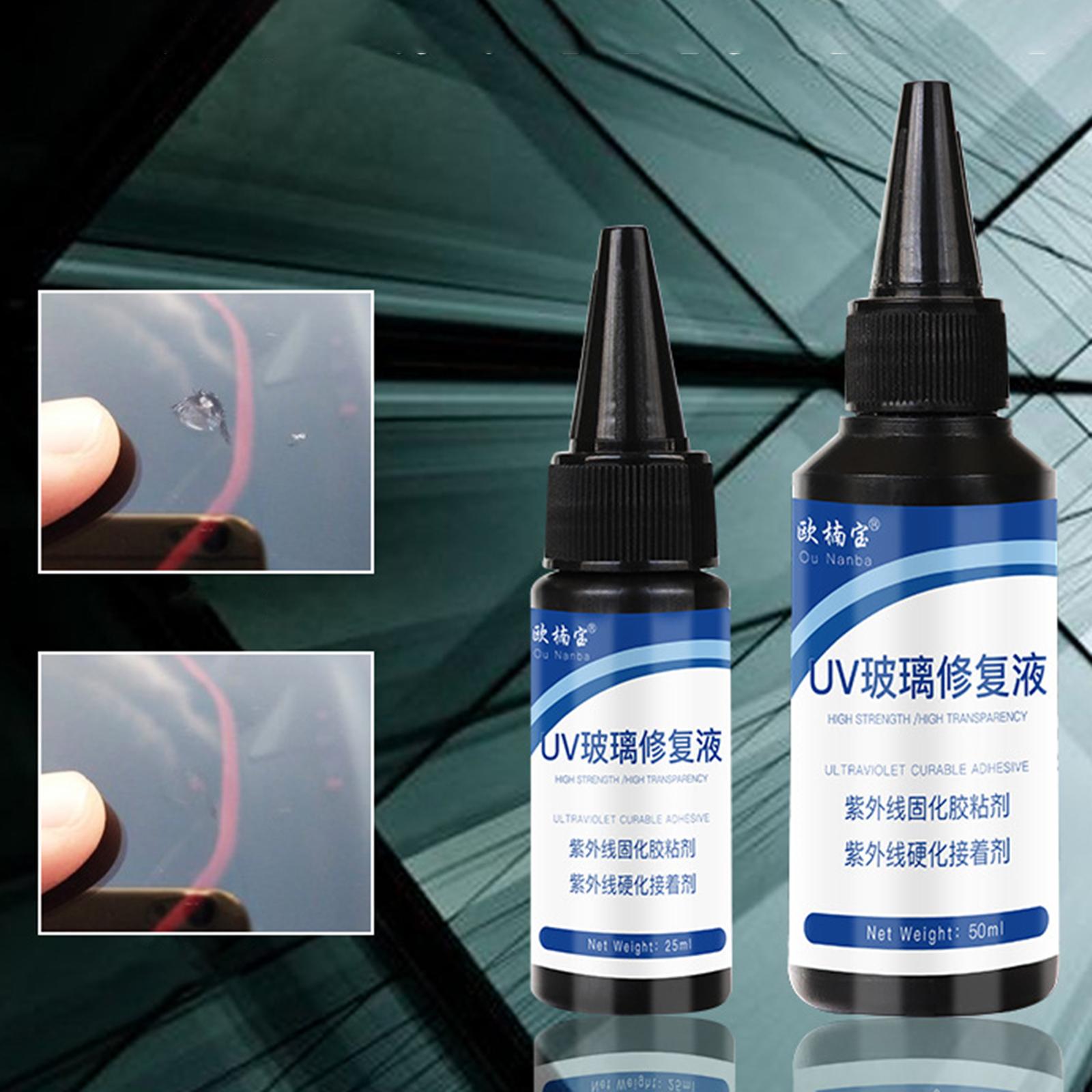 100g Car Windshield Glass Repair Kit Windscreen Repair Quick Fix Resin Glue DIY Car Window Repair Tool Window Nano Repair Liquid