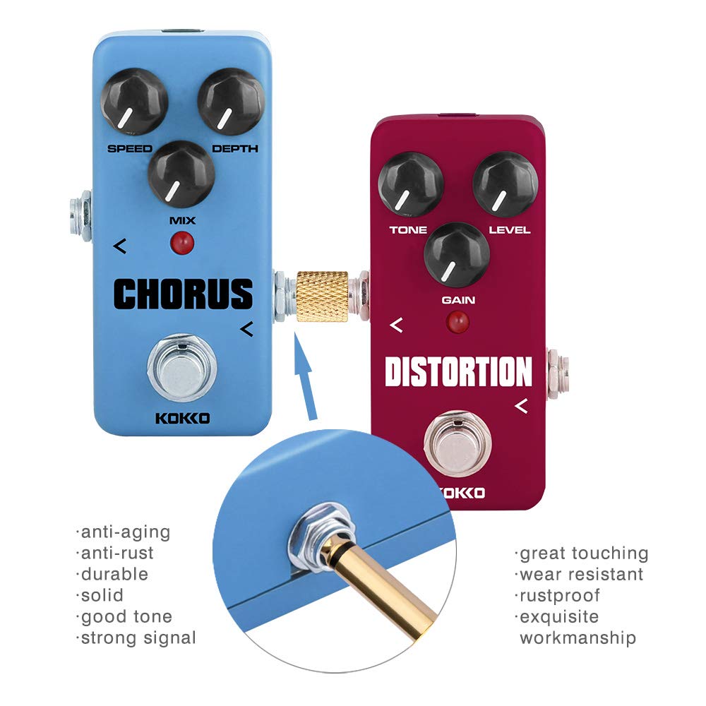 4pcs Guitar Effect Pedals Connector Adapter Straight Z Type Audio Coupler Music Instrument Pedal Board Accessories New