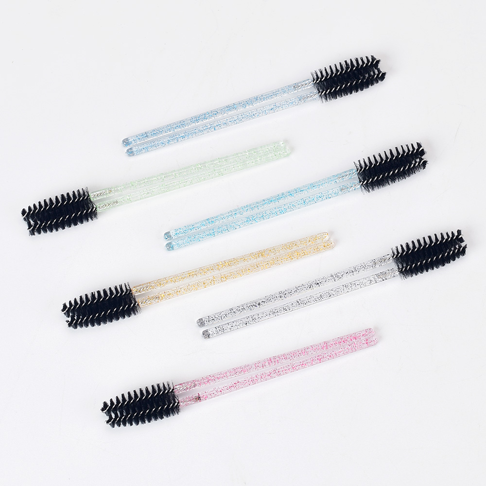 b Eyelash Blackhead Crystal Pcs Disposable Brush Mascara Stick Applicator Graft Curly Comb Beauty Makeup