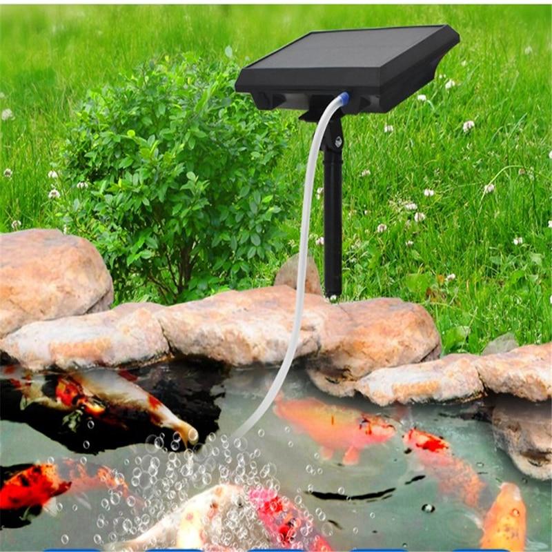 Solar Air Pump Oxygen Generator Water Oxygen Aerator For Pond Fish Tank Aquarium Air Pump Accessories Outdoor Garden Tool Kit