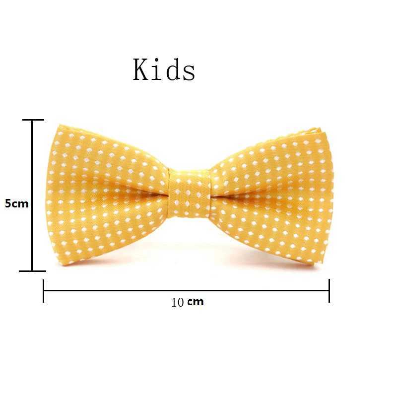 Children Fashion Formal Cotton Bow Tie Kid Classical Dot Bowties Colorful Butterfly Wedding Party Pet Bowtie Tuxedo Ties BoyX241109