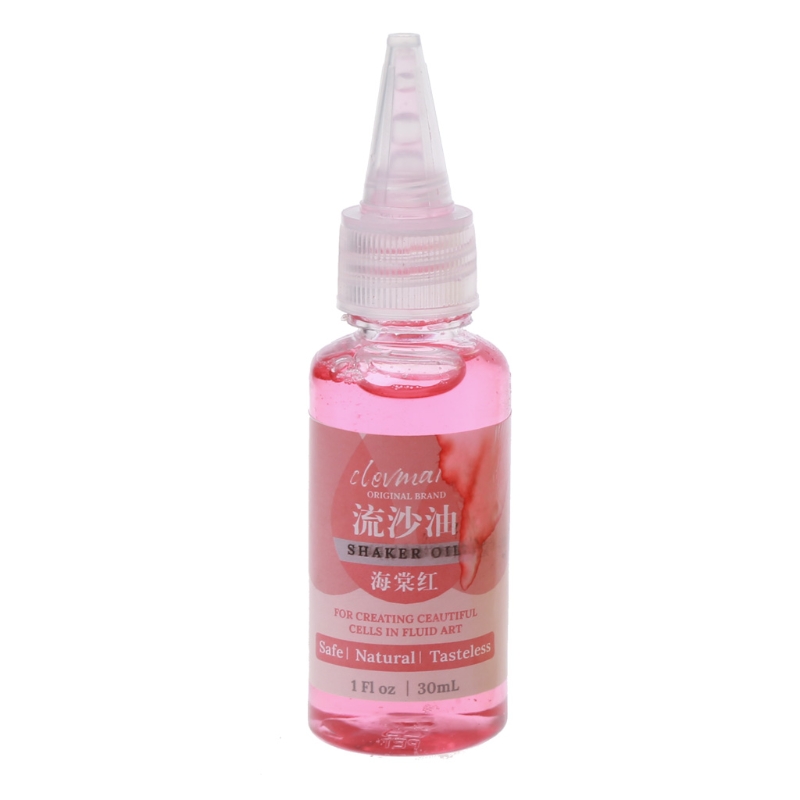 30ml Silicone Pouring Oil Acrylic UV Epoxy Resin Silicone Mold Liquid Flow Art Oil Resin Shaker Quicksand Oil Art Dropship