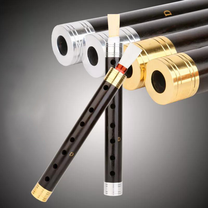 Guanzi-Chinese Woodwind National Musical new Instrument Ebony Pipe Flute AFGbB Key Easy 2025 To Learn With Accessories