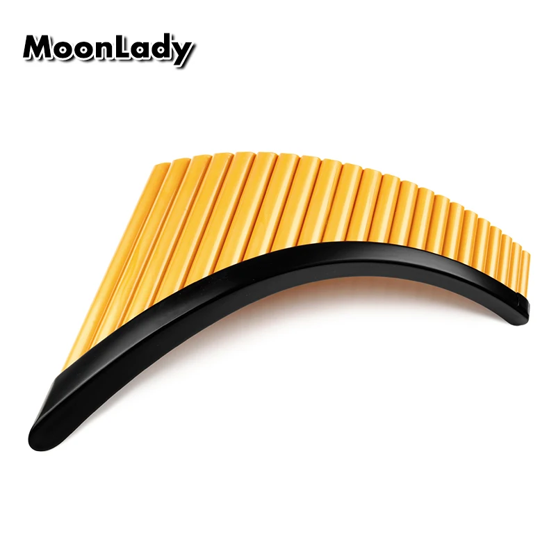 High Quality 22 Pipes PanFlute With Base G Key ABS Plastic Romania Panflute Music Instrument Tunable Panpipes Flauta Wholesale