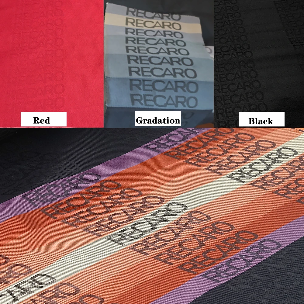39.37*62.99" RECARO High Quality Hyper Bride Seat Fabric JDM Car Seats Cover Door Panel Cloth