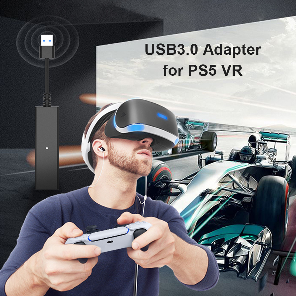 For PS5 VR Cable Adapter USB3.0 Game Console Mini Camera Connector Fun Play Parts Converter For PS4 Console Game Accessories