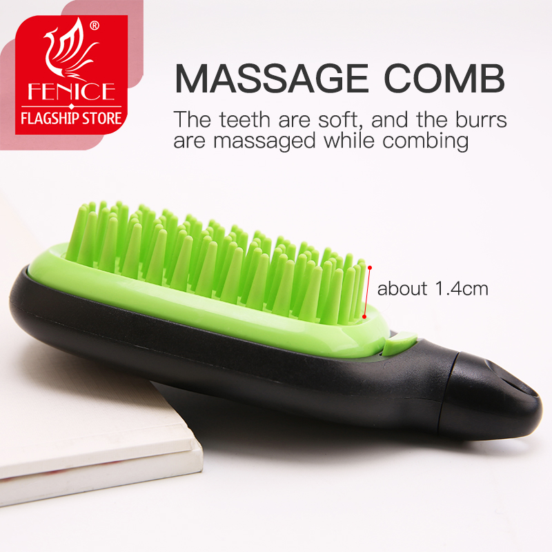 Fenice 3-IN-1 Pet Cat Dog Rabbit Grooming Comb Hair Multifunctional Massage Comb Brush Groming Cleaning Tool