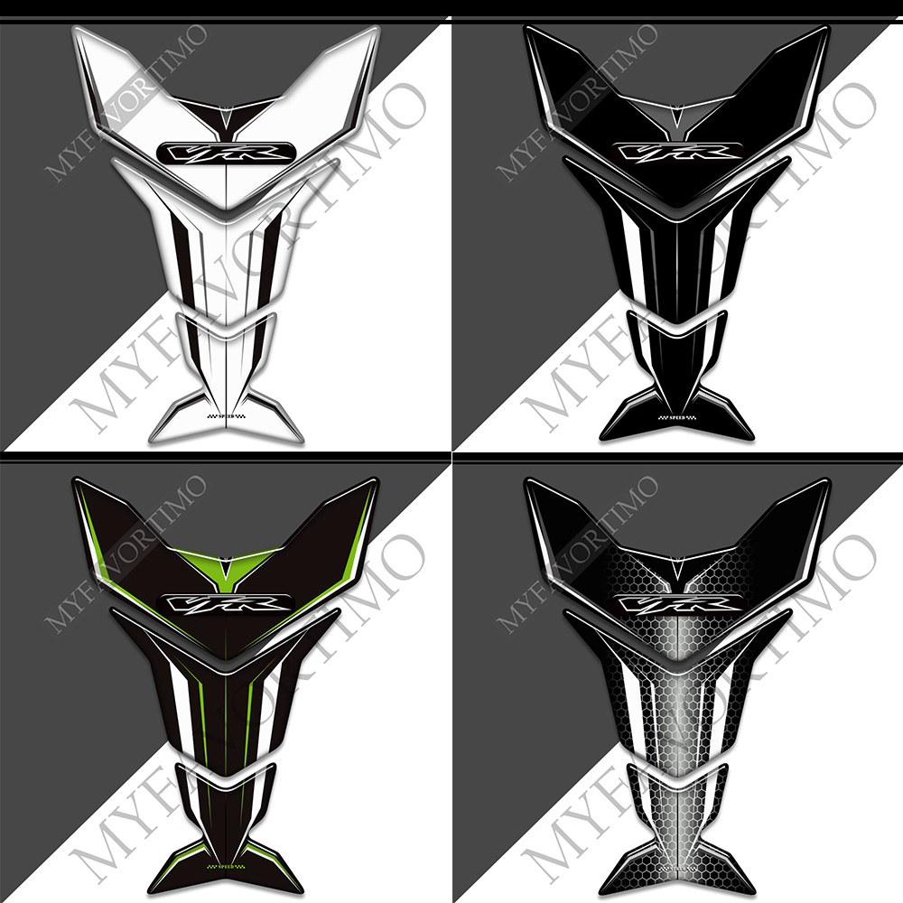 Motorcycle For Honda VFR 400 600 700 750 800 1200 X F VFR800F Tank Pad Protector Stickers Gas Oil Kit Knee Emblem Logo Decals