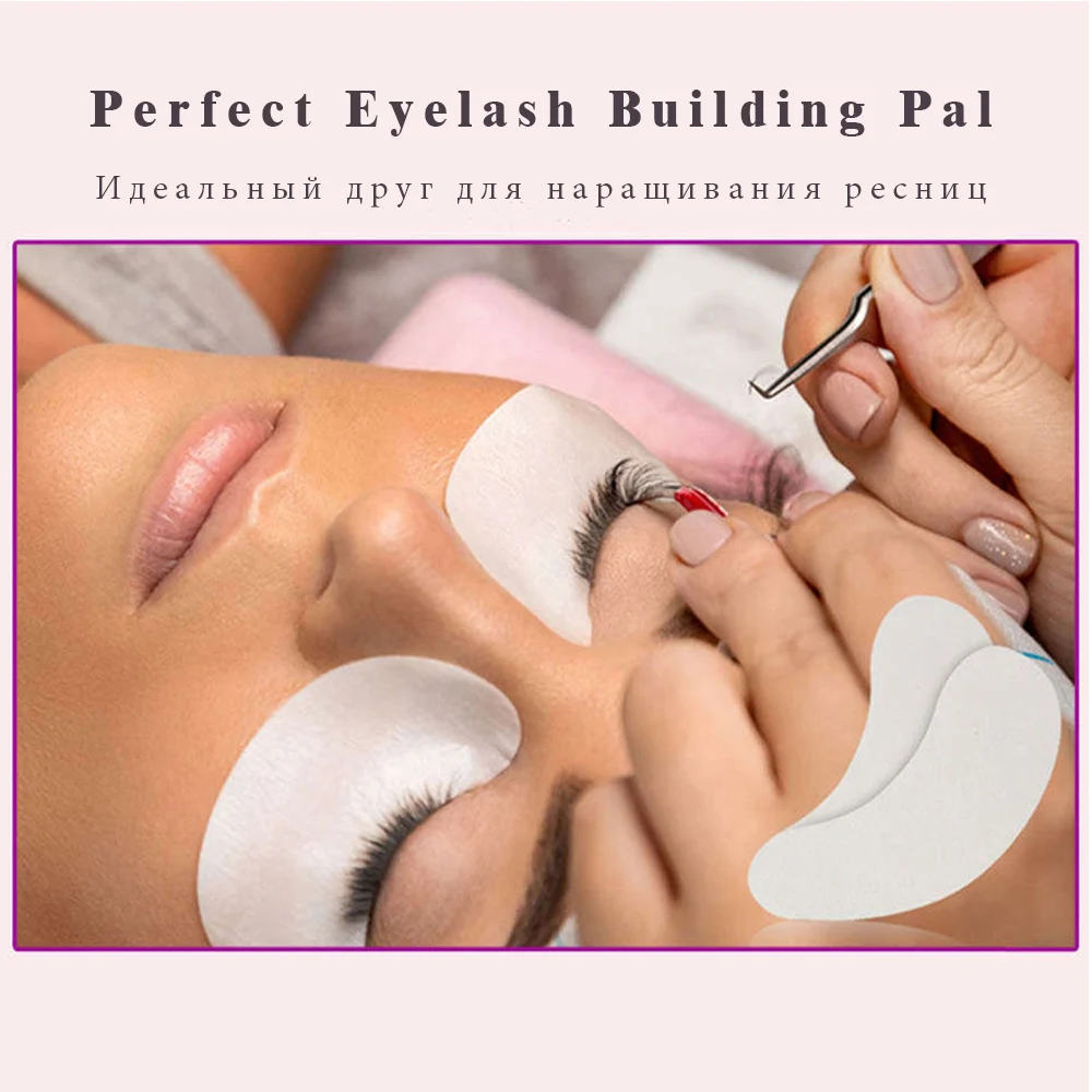 a e Under Eye Pads Pair Flase Eyelash Building Tools Gel Lint free Patches for Professional Lash Grafting lash