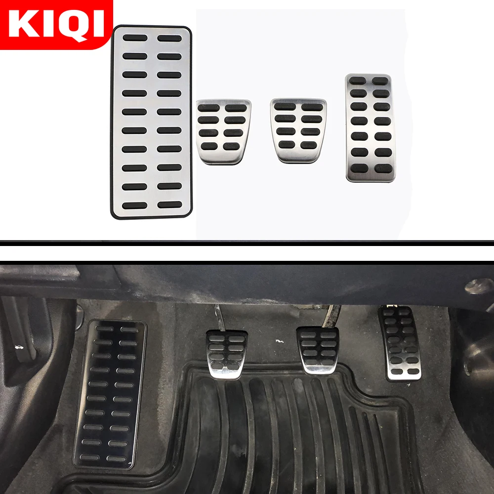 Car Fuel Brake Rest Foot Pedals Auto Pedal Cover for Hyundai Ix25 Creta Accent Verna Solaris for Kia K2 Rio Soul KX3 Accessories