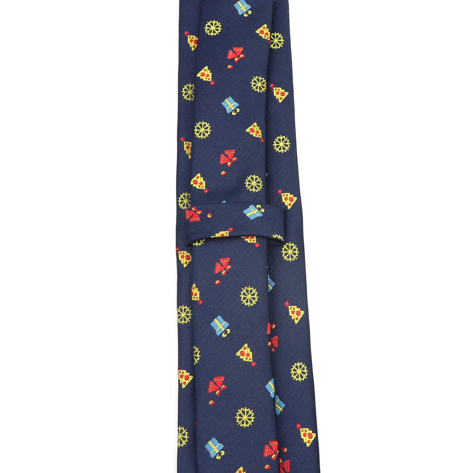 Mens Tie Formal Christmas Ties Santa Claus Jacquard Tree Snowflake Necktie 7CM Width Snowman Classic Neckwear GravataX241111