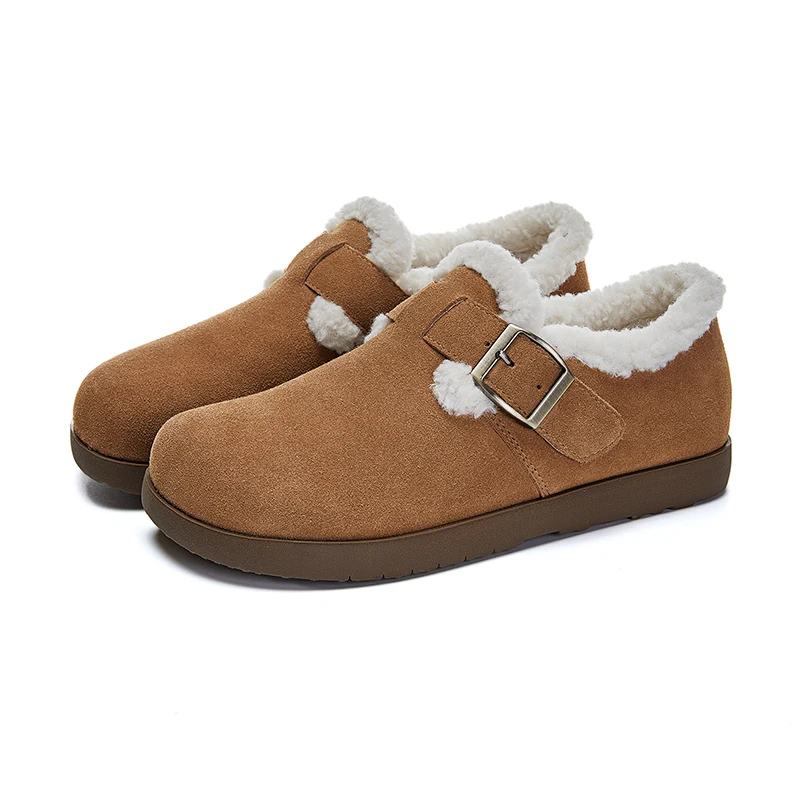 Chic AIYUQI Plush Velvet Low-Top Shoes for Women - Soft Inside, Perfect for Cold Weather Fashion