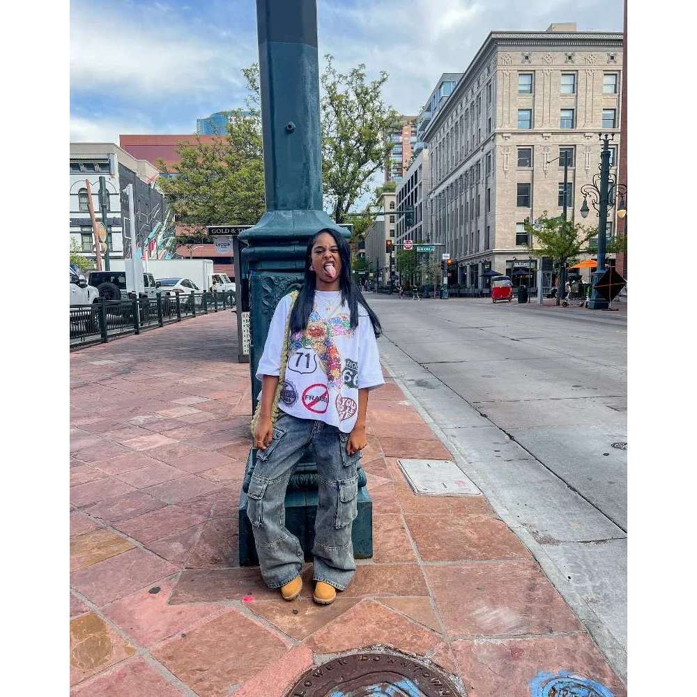 Retro Cross Print Short-Sleeved T-Shirt 2024 Summer New Y2k Top American Female Goth Haruku Couple Fashion Casual Loose Shirt