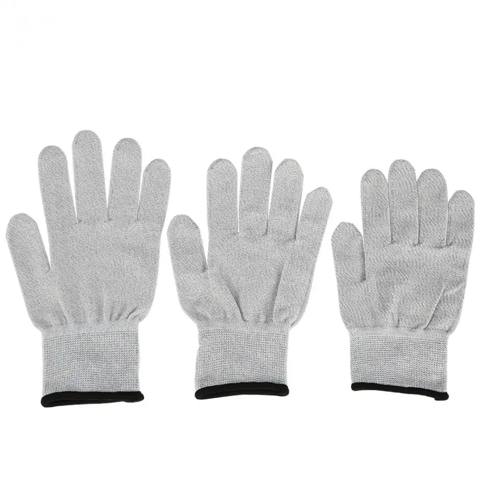 aaa Conductive Tens hine Pair Gloves Facial Massager Electro Therapy Electrode Hand Massage Electrotherapy Wires de therapy