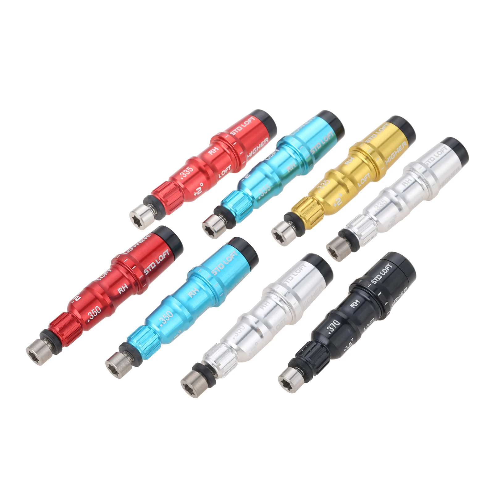 Aluminum Alloy 0.335 0.350 0.370 Golf Club Shafts Sleeve Adapter replacement for Taylormade M3 M4 M5 M6 SIM SIM2 Driver Fairway