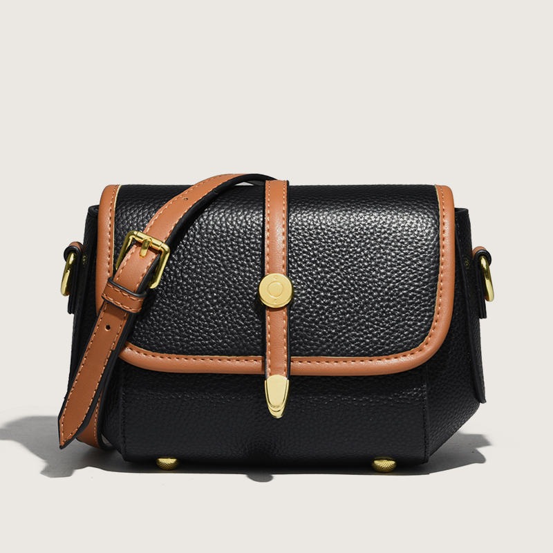 High Quality Genuine Leather Shoulder Crossbody Bag For Women 2022 New Luxury Solid Color Cow Leather Women's Bag Ladies Handbag