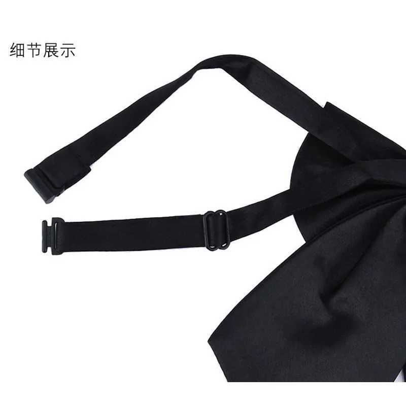 1Piece Women Red Butterfly Womens Bow Tie Black Knot Female Girl Student Hotel Clerk Waitr Neck Wear Ribbon Ties greenX241109