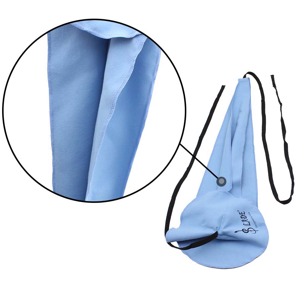 Alto Tenor Saxophone Cleaning Cloth Pull Through Ultrafine Fiber Material Cloth for Sax Inside Tube Strong Water Absorption