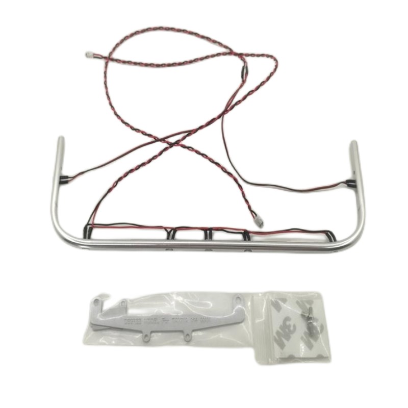 Front Bottom LED Light Aluminum Alloy Lamp for 1/14 Truck Tractor Voo 56360 56362 RC Trailer LESU Tamiya Parts