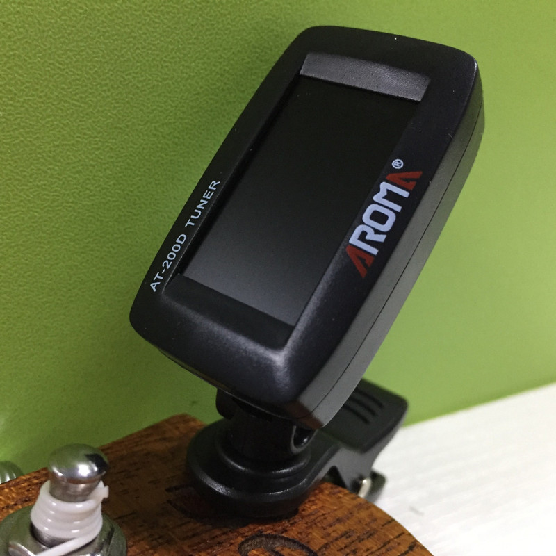 Professional Guitar Tuner Universal Clip On with Digital Chromatic LCD for Acoustic Guitar Bass Ukulele Violin Tuning Tuner