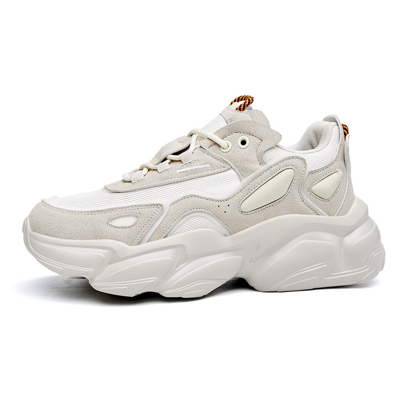 Men's new breathable personalized couple casual shoes street photography sports height increasing trendy shoes fashionable and versatile thick so