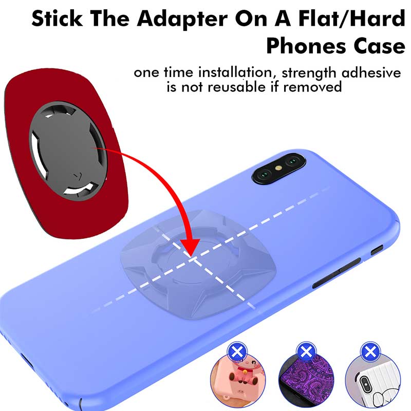 Quick Lock Mount Motorcycle Bicycle Phone Holder Stand Adjustable Support Moto Bike Handlebar Mirro Bracket For Xiaomi iPhone