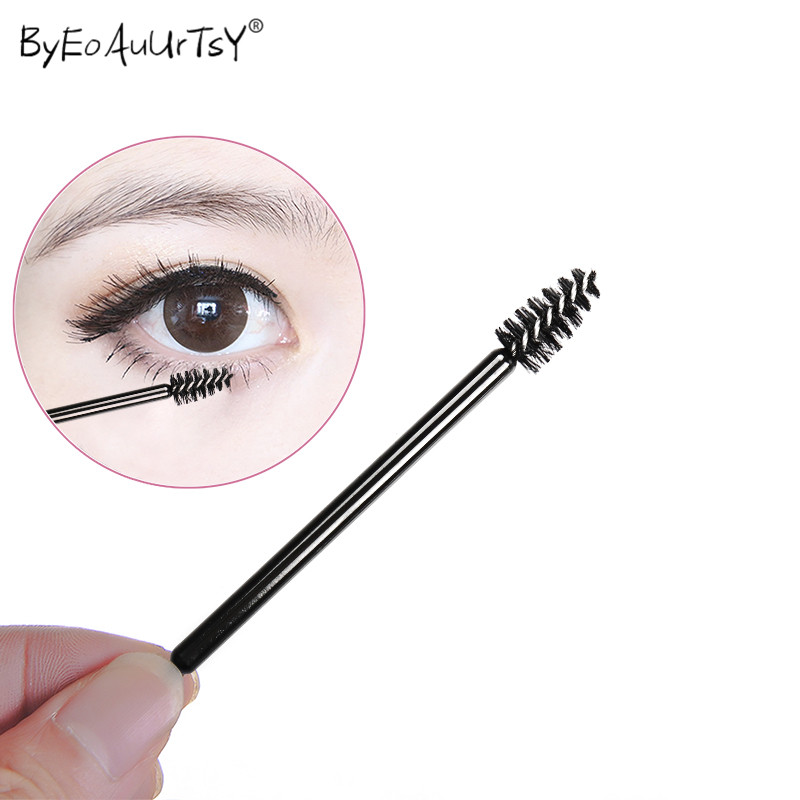 b f Disposable Eyelash Brushes Micro Pcs Pack Mascara Wands Applicator Wand Brush Comb Spoolers Makeup Tools Kit