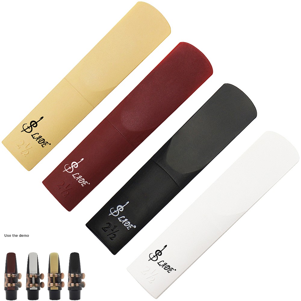 SLADE Alto Saxophone Reed Resin Reeds Strength 2.5 4 Colors Optional Saxophone Accessories