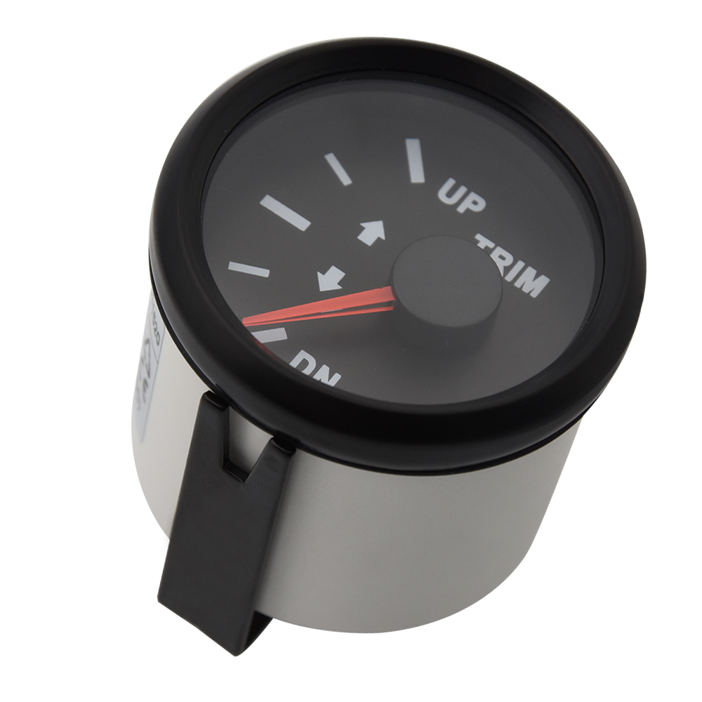 Boat Trim Gauge 52MM Marine Trim Tilt Indicator for Inboard Outboard Engine Car Motorcycle UP DN Trim Gauge 0-190ohm/160-10Ohm