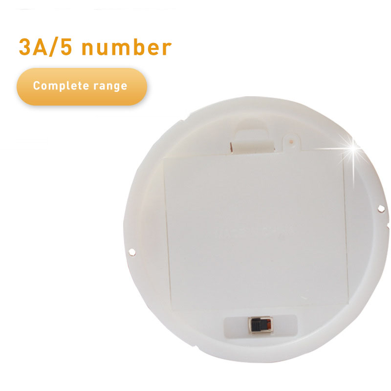 3 AA 2A Battery 4.5V Holder Box Case with Switch Cover White Round Battery Case for 3x AA Battery Base Socket Organizer Holder