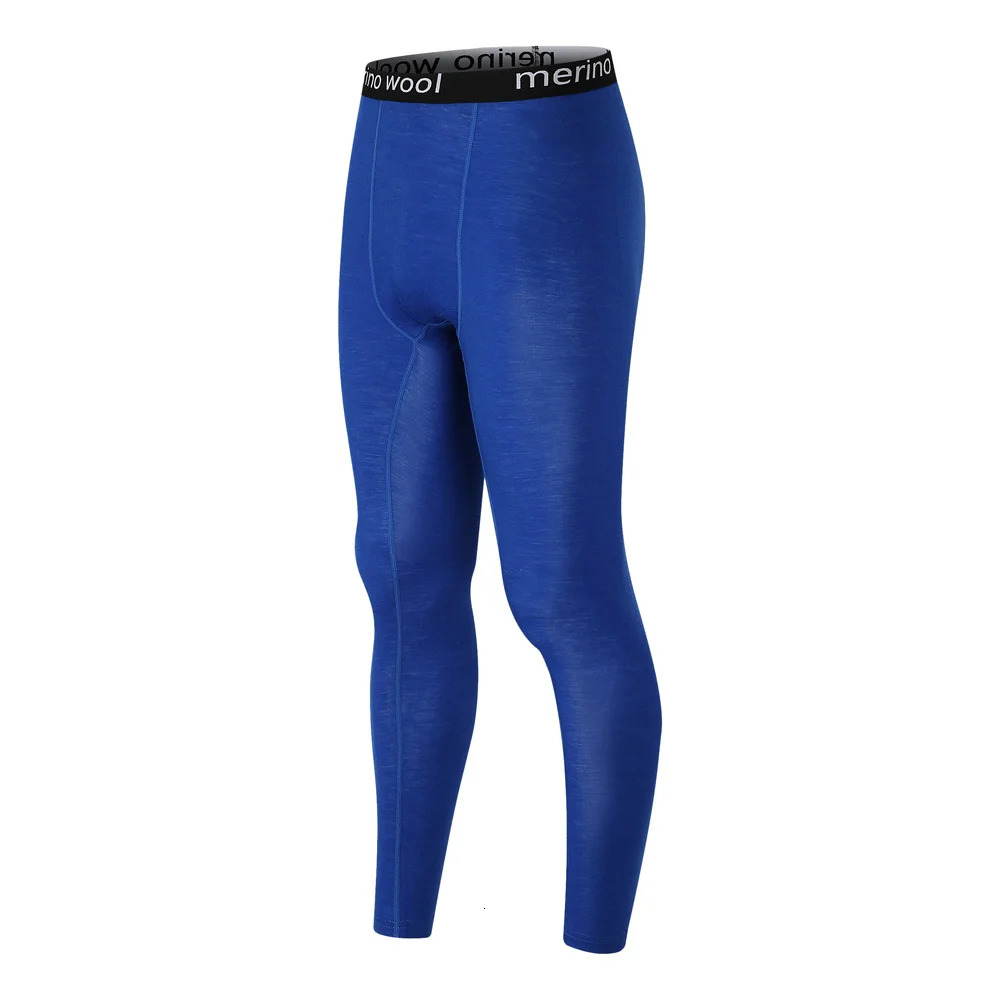 Mens 100% Merino Wool Base Layer Bottom Pants Thermal Underwear Long Johns Midweight Winter Leggings 241111