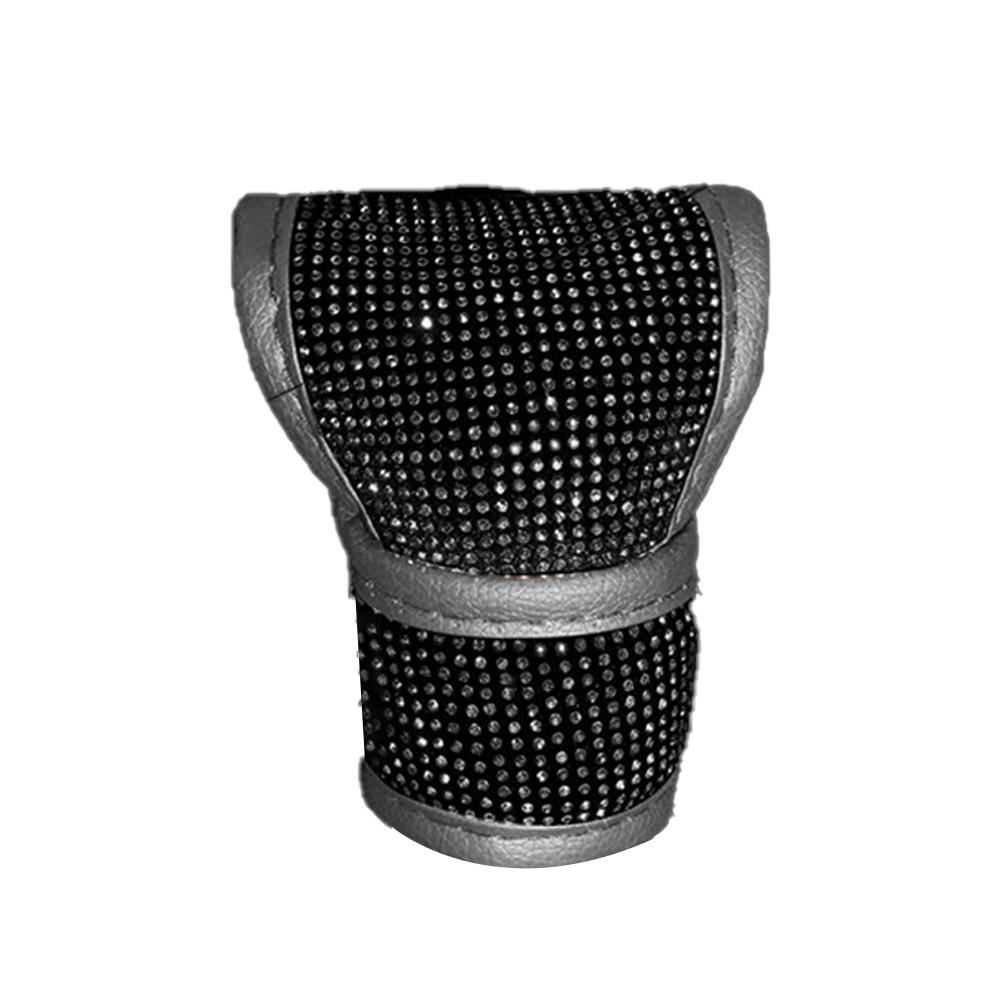 Upholstery Decorative Gear Leather Full Cover Drill Shift Handbrake Car A4H0