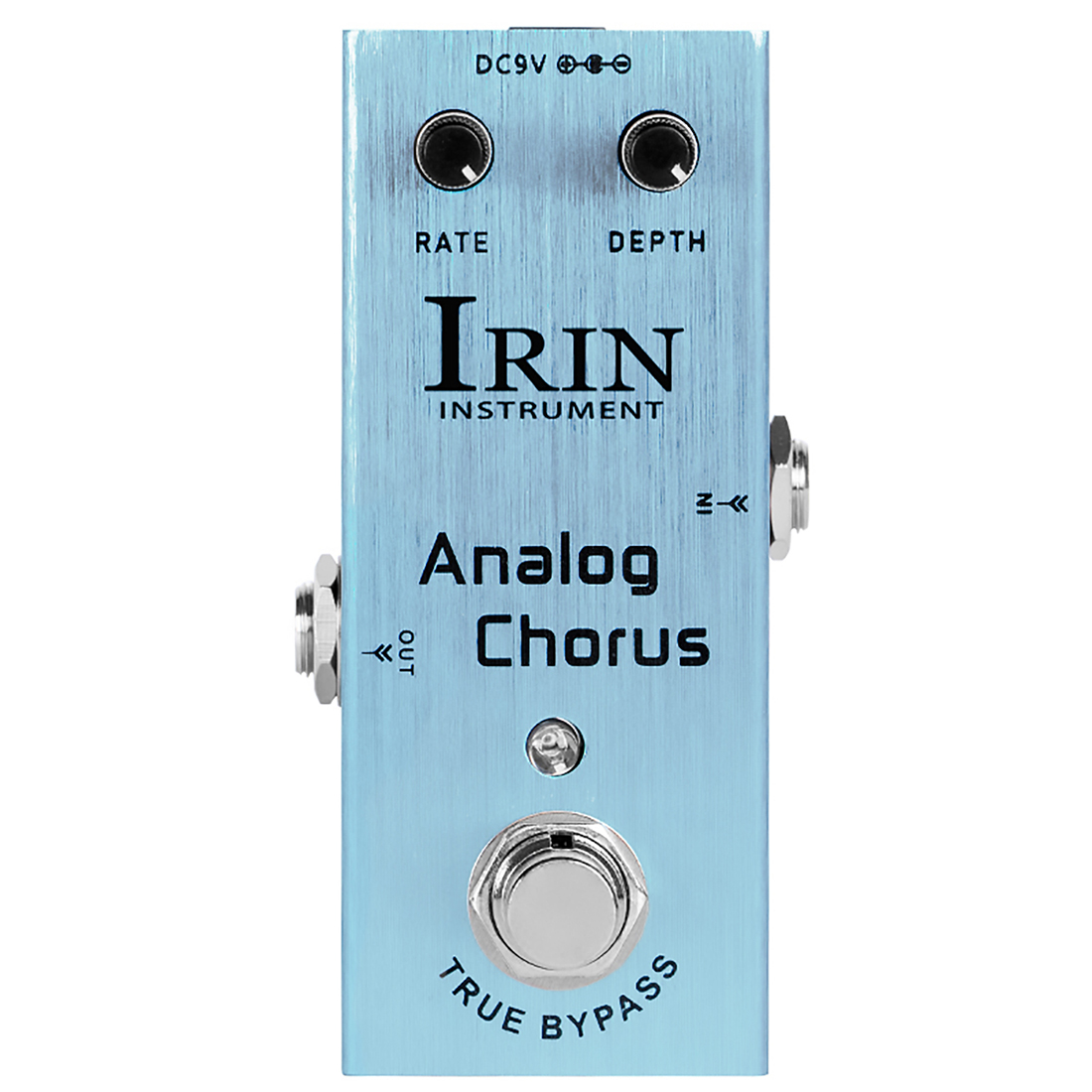 IRIN AN-08 ANALOG CHORUS Guitar Effect Pedal for Circuit Chorus Tone Guitar Pedal with 9V Adapter Classic BBD Chip True Bypass