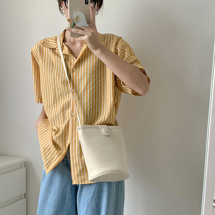 2025 Designer new 2024 3 Bag bucket exquisite crossbody versatile and niche shoulder women's bag free shipping