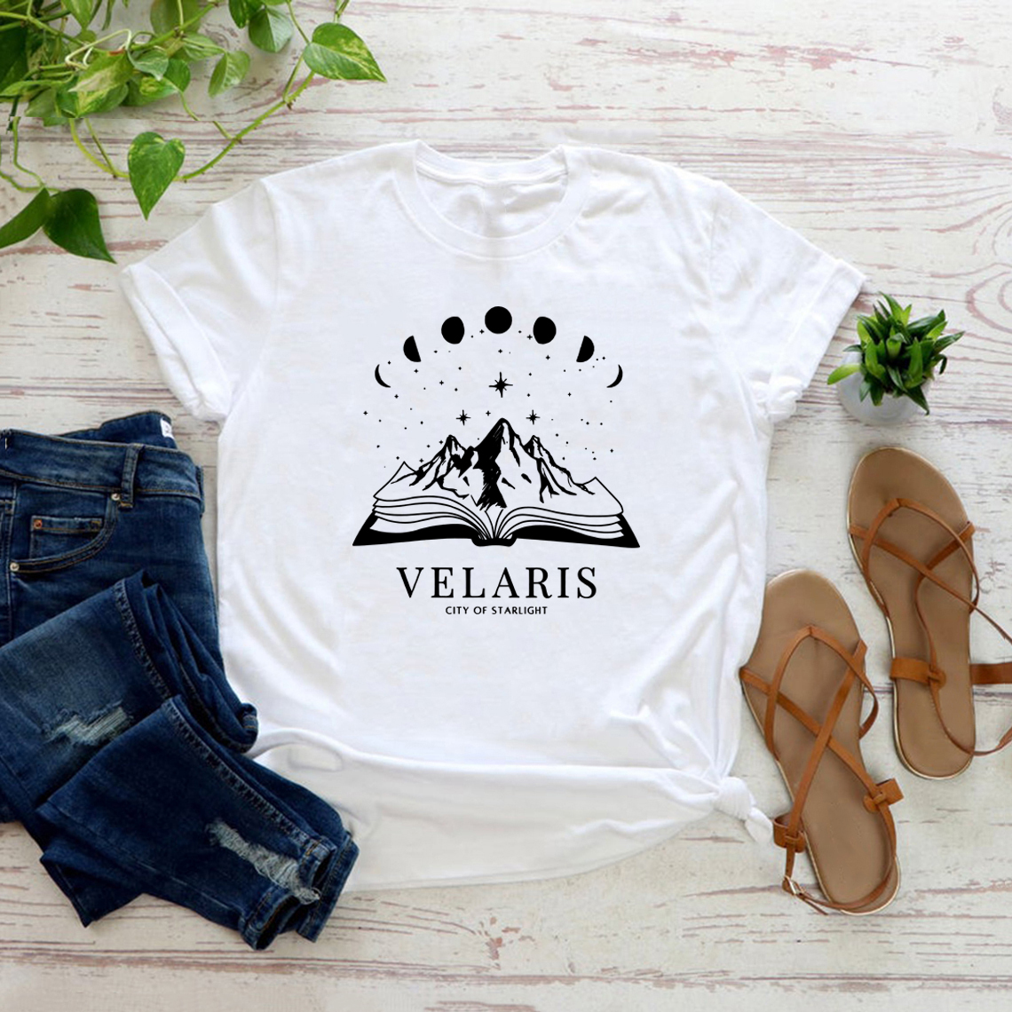 Velaris T-shirt The Night Court Hoodie A Court of Thorn and Roses Court of Dreams T Shirt Acotar Velaris Gift Streetwear Tops