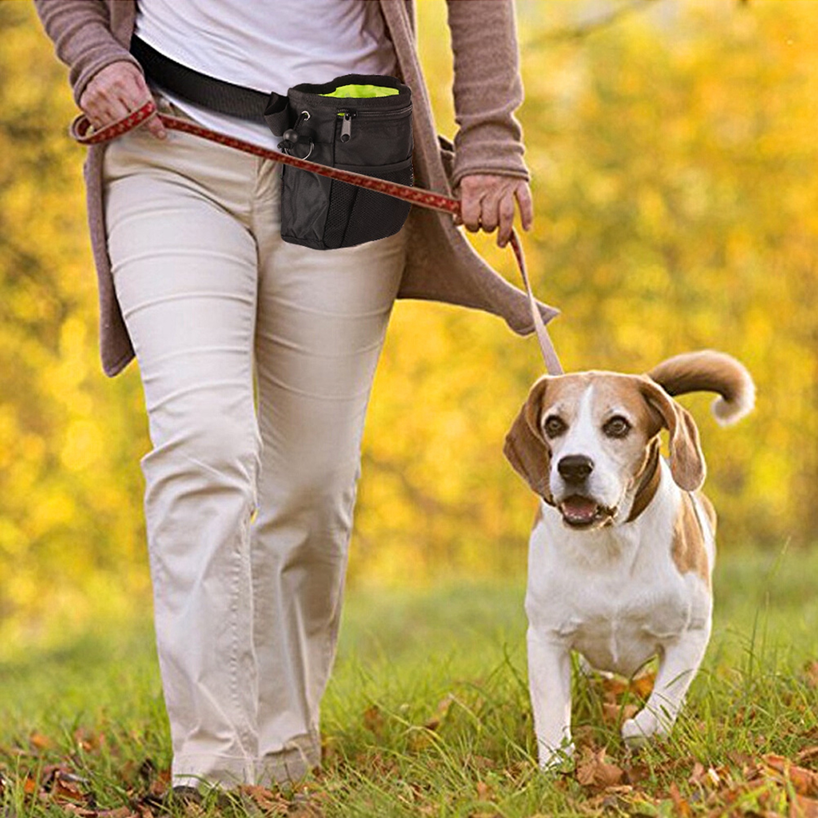 Pet Dog Training Treat Snack Bait Pet Feed Pocket Pouch Obedience Agility Pouch Food Bag Pocket Snack Reward Waist Bag