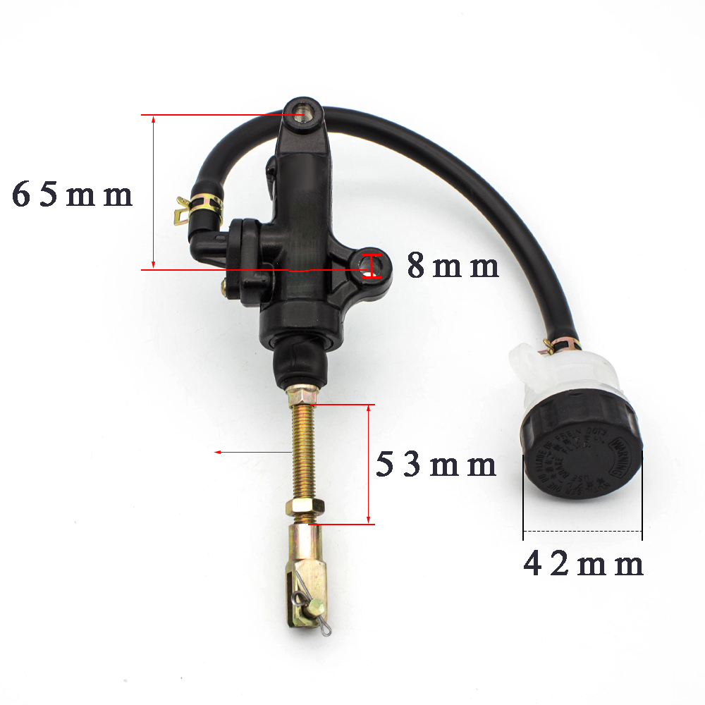 CNC Motorcycle Foot Rear Brake Master Cylinder Pump Hydraulic Brake Pumps For Yamaha XT600E XT 600 E 1990 1991 1992 1993 1994