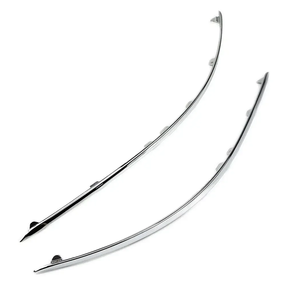 Car Front Bumper Chrome Trim Molding For Mercedes-Benz W204 C300 C350 2008 2009 2010 2011 2048850821 2048850721 Bumper Trim