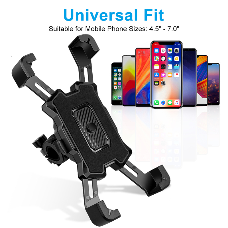 Universal Bicycle Phone Holder 360° Rotatable for Cell Phone Riding MTB Bike Moto Motorcycle Handlebar Stand Mount Bracket Holders