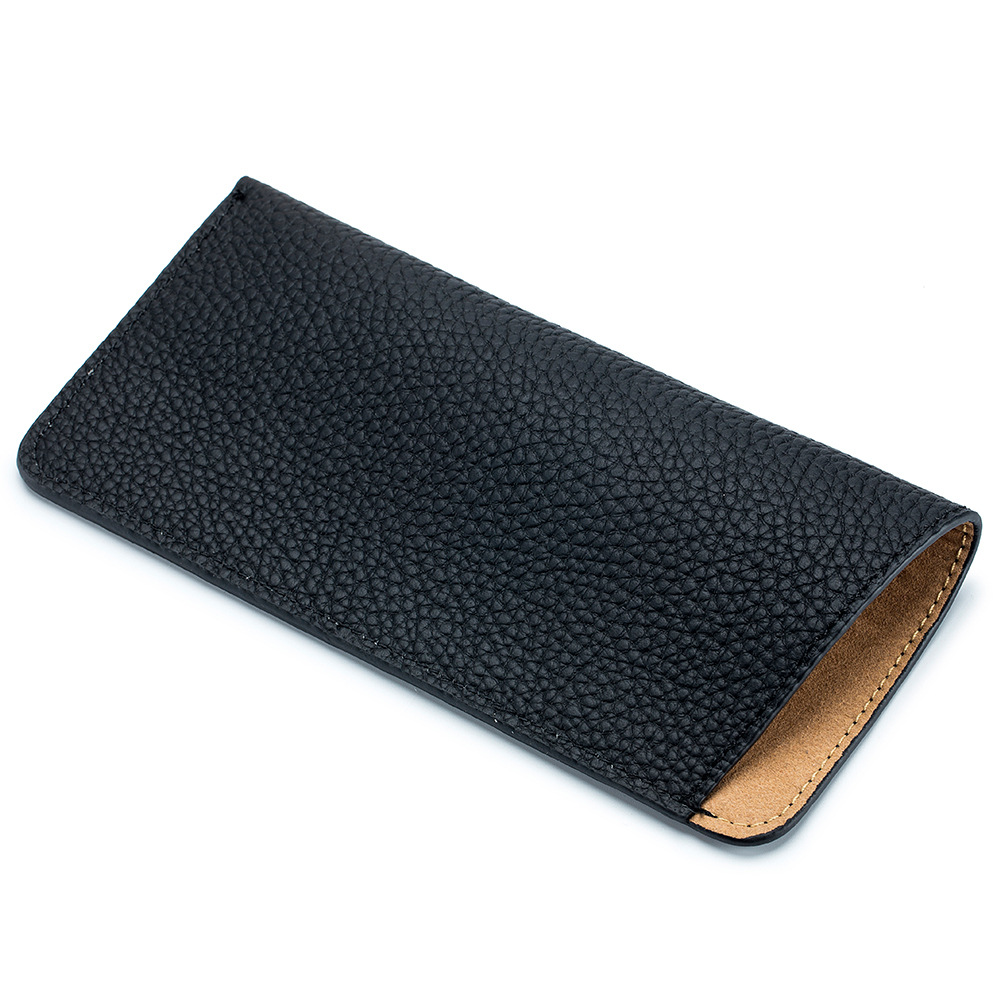 New 2022 Glasses Bag Soft Genuine Leather Sunglasses Bag Portable Men And Women Sunglasses Protective Cover