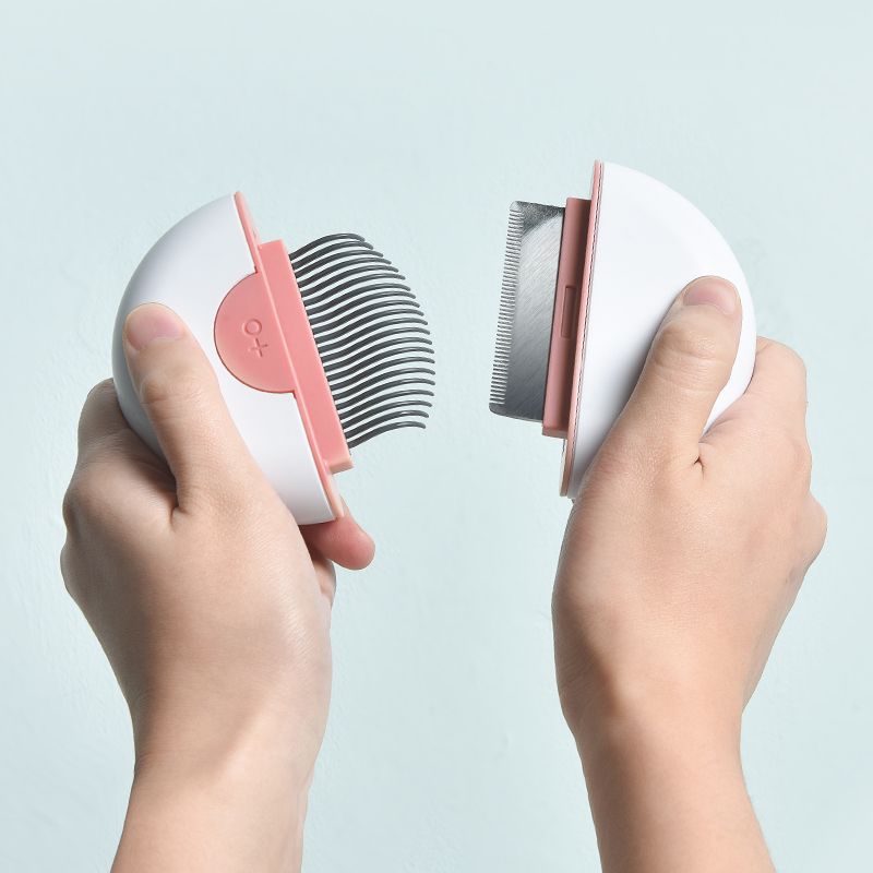 Double-end Gemini Pet Comb Portable Round Shape Cat Brush For Small Medium Animal Open Knot To Remove Floating Hair Dog Supplies