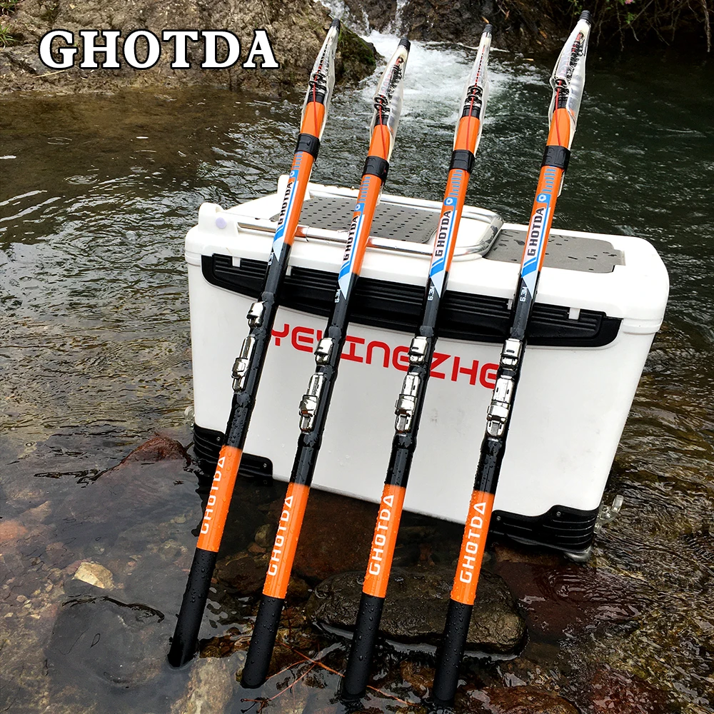 Rock Bream Fishing Rod 2.7M/3.6M/4.5M/5.4M/6.3M Portable Telescopic Fishing Rod High Performance Sea Fishing Pole Pesca Rod
