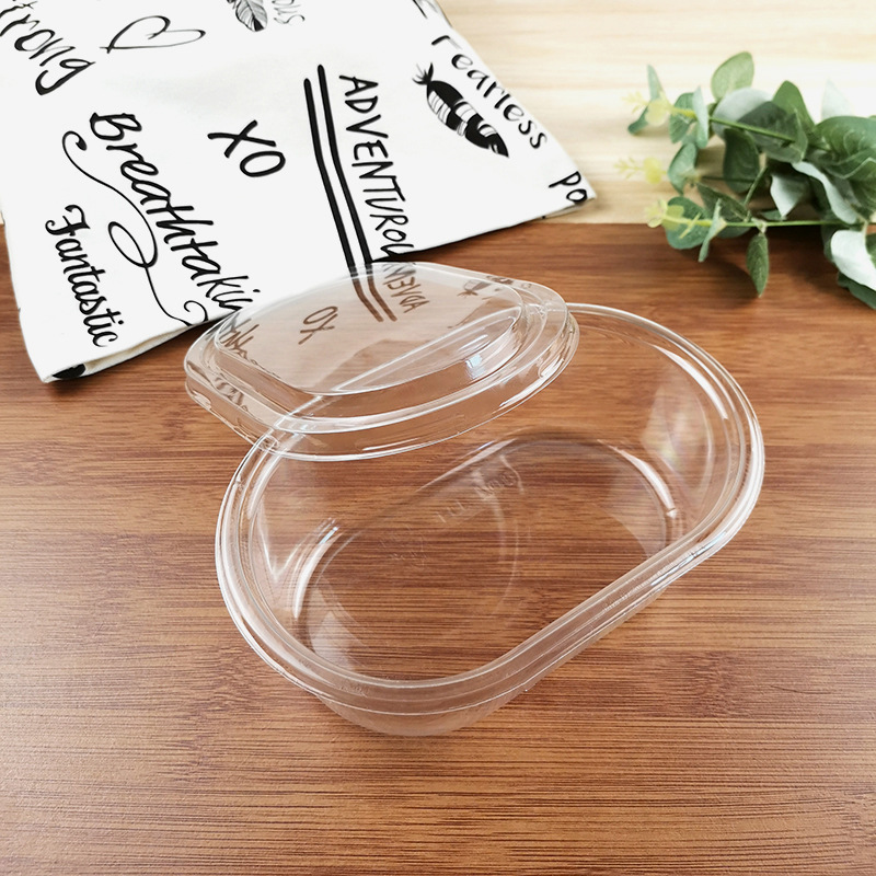 Clear Disposable Food Storage Boxes for Fruits, Roasted Grass Cakes, and Soy Milk Baked Goods