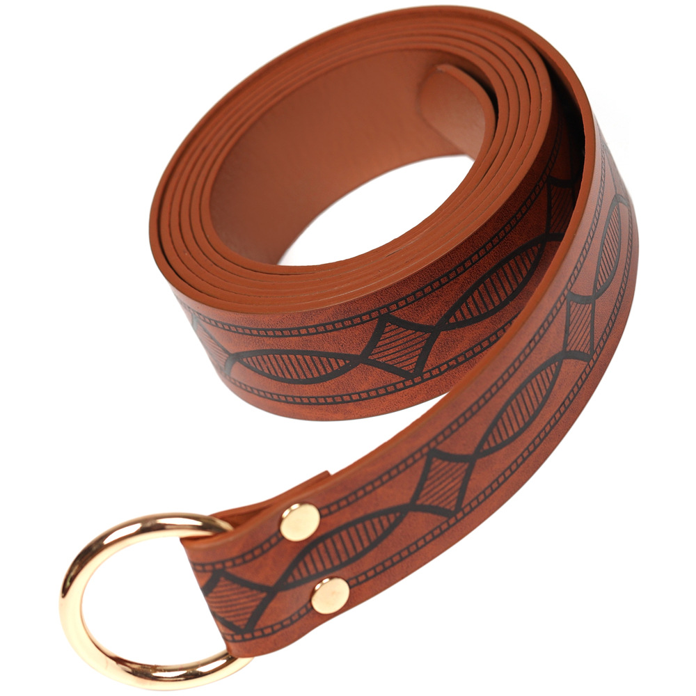 Retro Leather Belt Medieval Emed Viking Vegvisir Pu Leather Belt Renaissance Knight Buckles Belt Cosplay Accessories af5f1