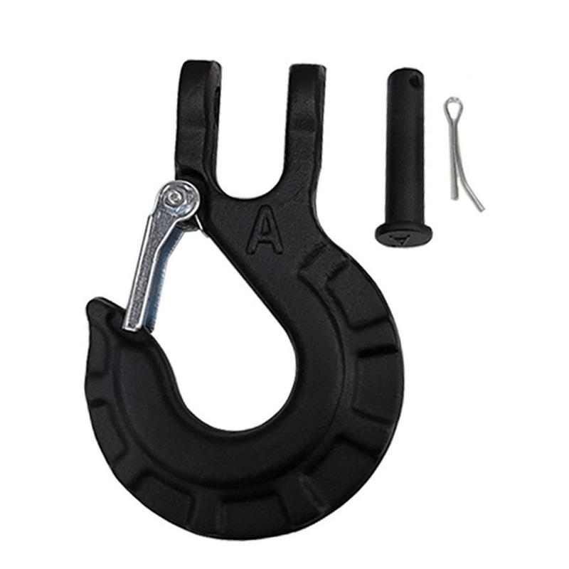 Winch Latch Automobile Rescue Hook Trailer Hook Load Supporting Structure Hook Forged Steel Winch Cable Hook Tractor Hitch tools smile