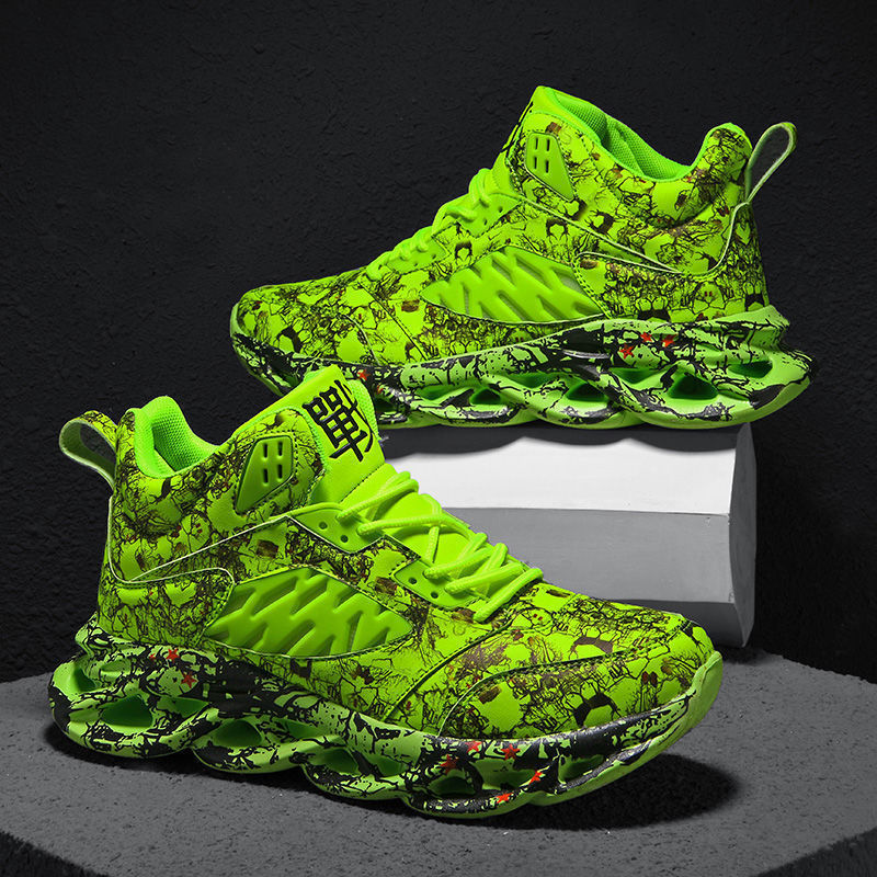 Men's Plus Size High Top Trendy Sports and Casual Basketball Shoes Size38-48.