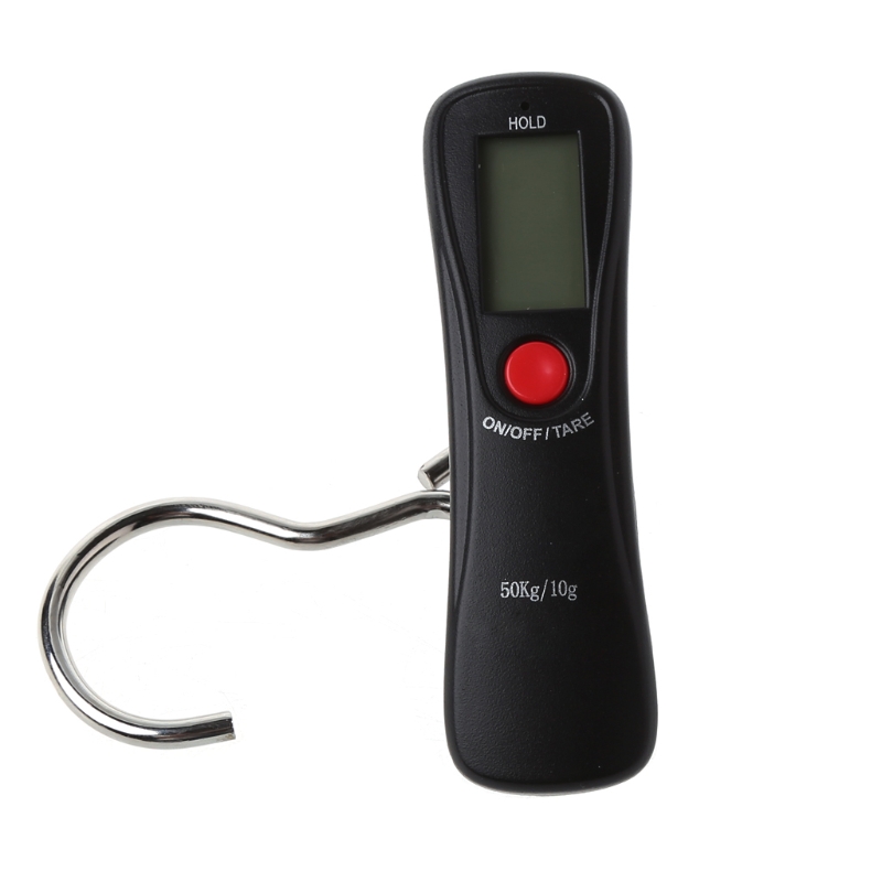 A2UD Fishing Scale Portable Handheld Travel Lage Electronic Scale 50kg/10g Digital LCD Hanging Suitcase Weighting Scale 9cef0