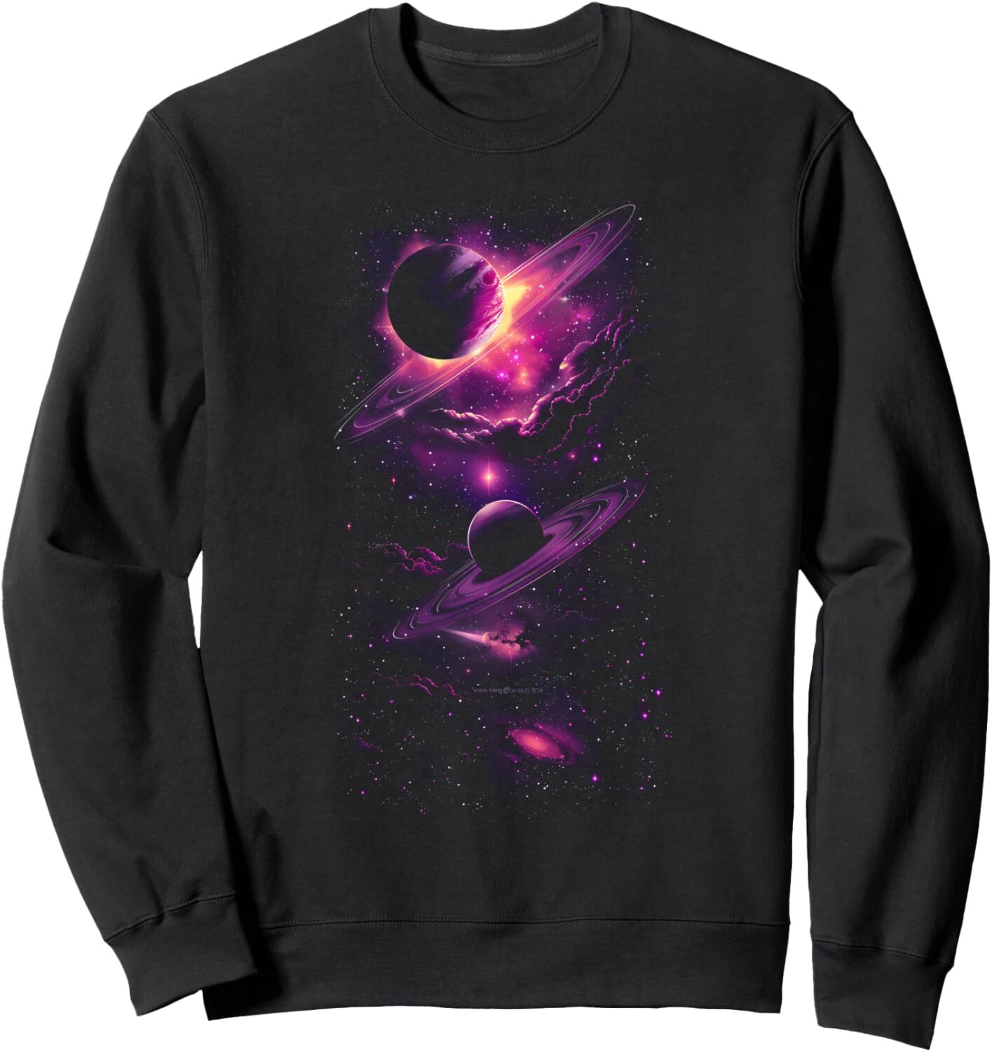 Long Sleeve Shirts for Men sweatshirt Galaxy Universe Space Planets Space Astronomy Graphic Tees Sweatshirt T shirt Tee Streetwear Casual tops clothes