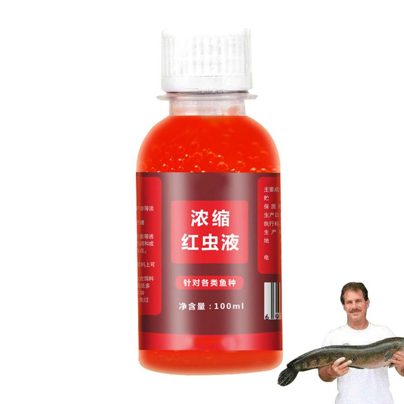 Red Worm Fishing Additive Bait High Concentrated Fishing Lures Enhancer Smell Lure Tackle Food For Trout Cod Carp Bass