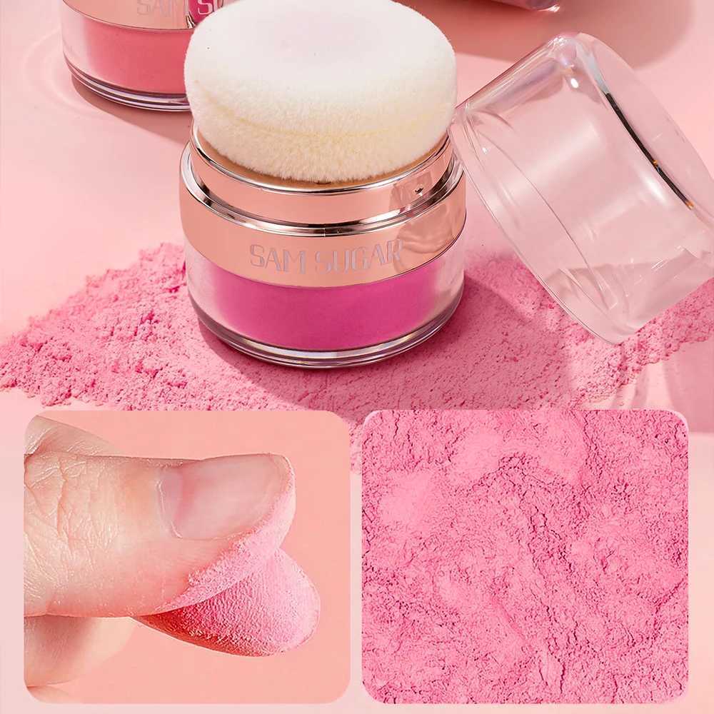 SAM SUGAR 6 color Air Cushion Blush silky smooth matte eye shadow with an Easy to use Puff for Mushroom Head Loose PowderXJ241111